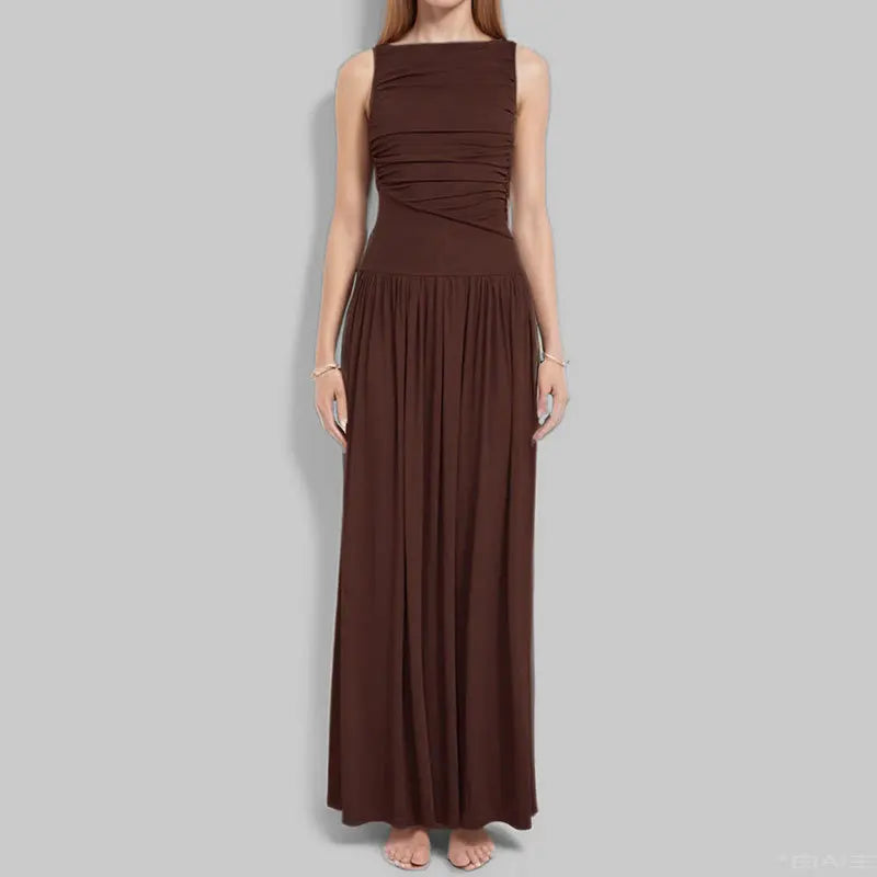 Summer Elegant Sleeveless Maxi Dress
