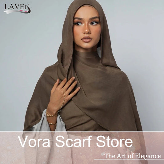 New Big Size Solid Rayon Modal Hijab Scarf 190*85cm
