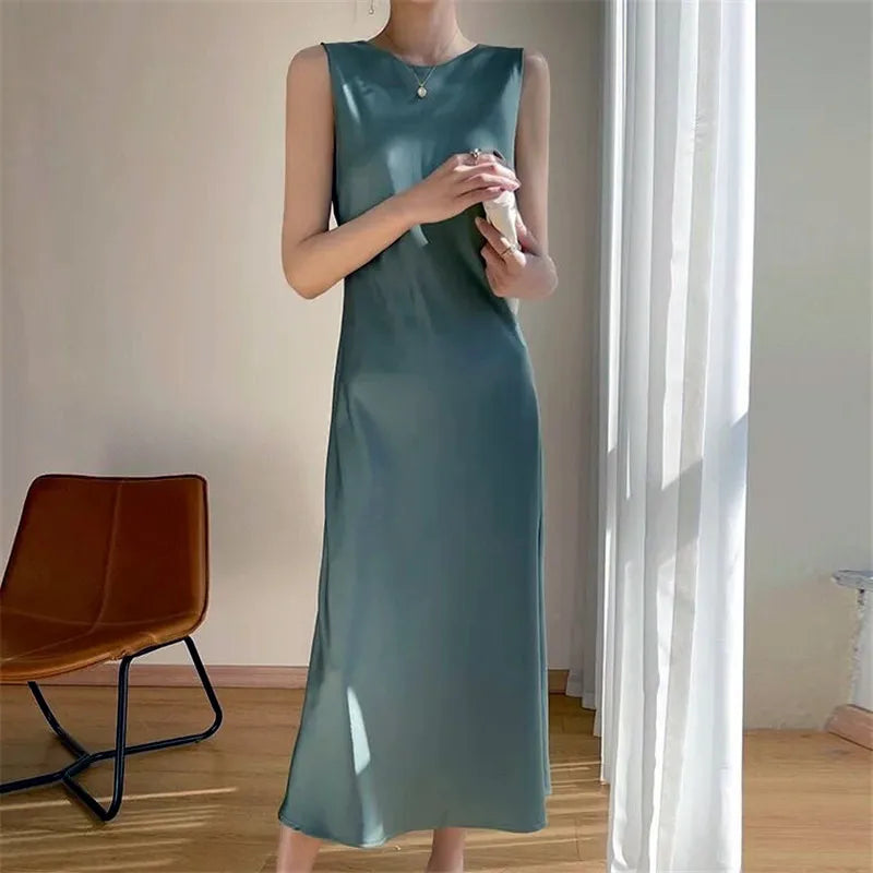 Elegant Women's Sleeveless Party Maxi Dress