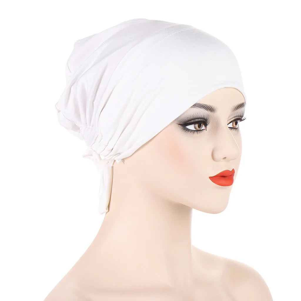 Double Layer Satin Hijab Cap
