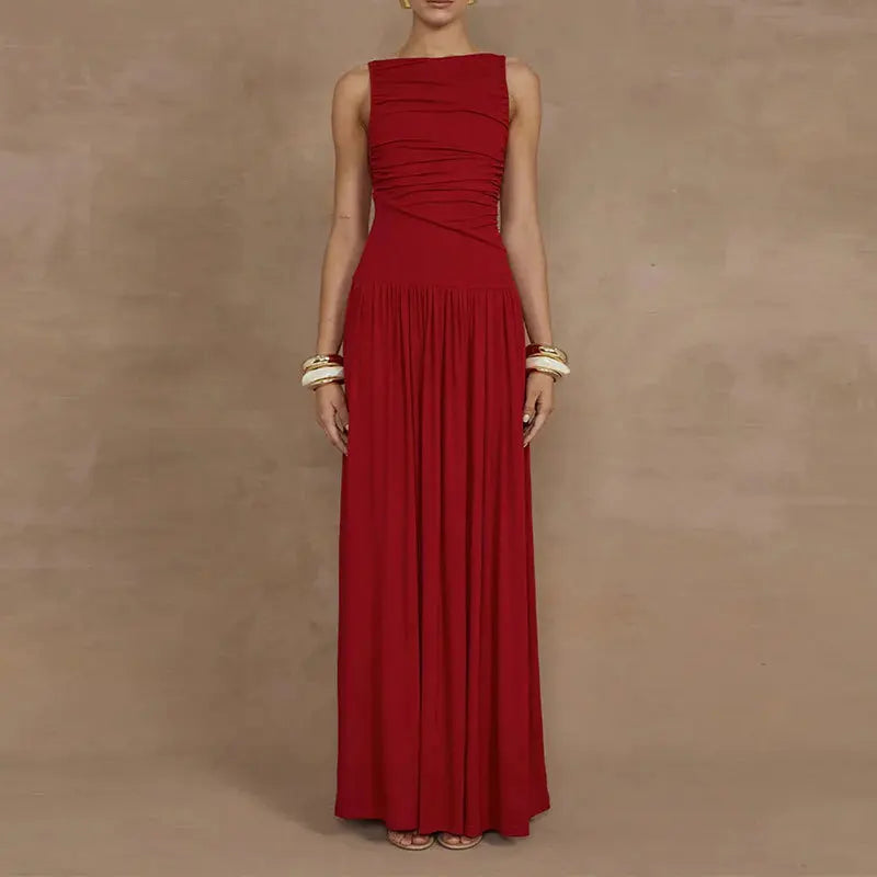 Summer Elegant Sleeveless Maxi Dress