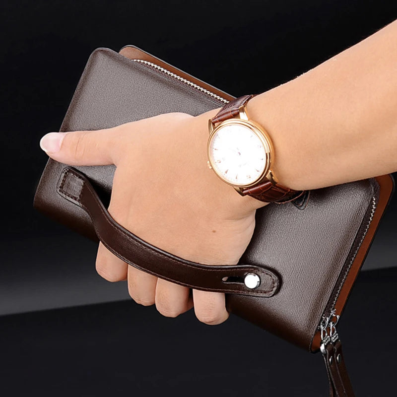 Leather Clutch Bag