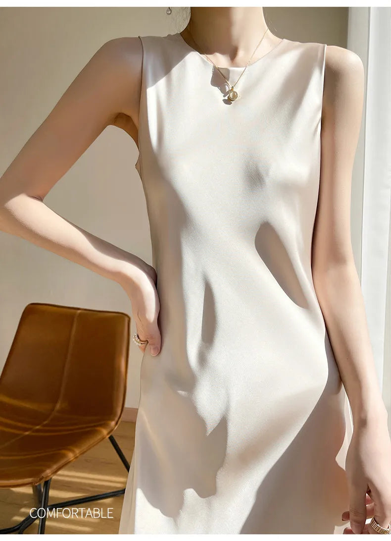 Elegant Women's Sleeveless Party Maxi Dress