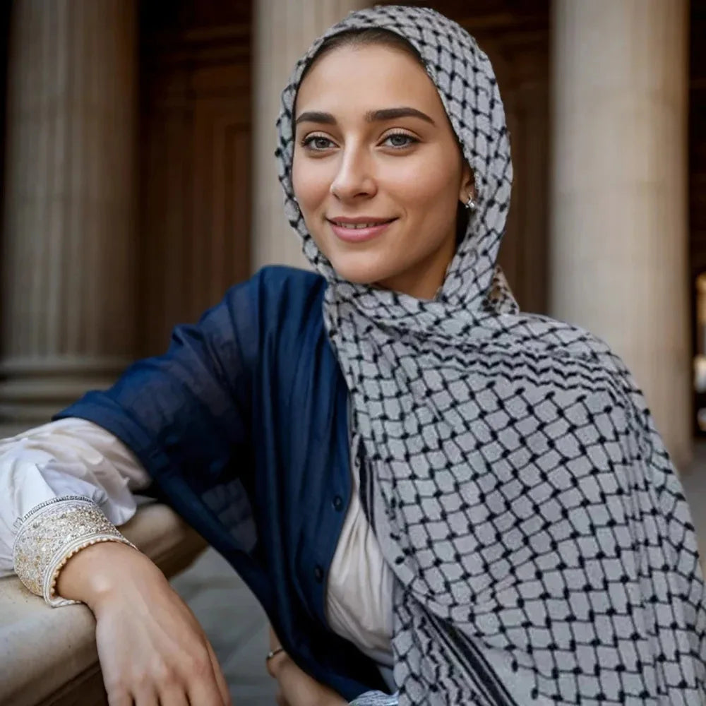 180*70cm Keffiyeh Printed Hijabs