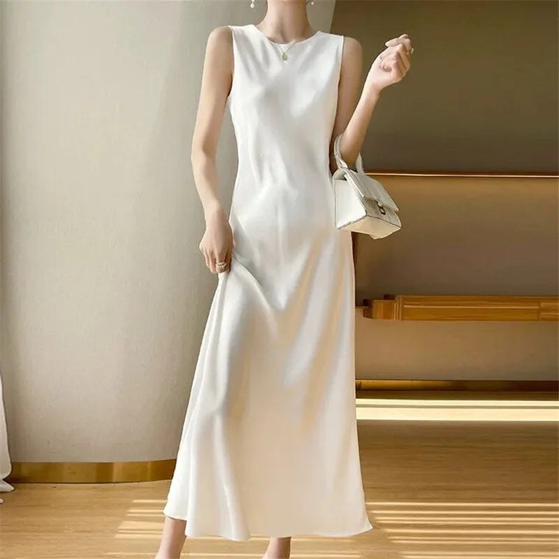 Elegant Women's Sleeveless Party Maxi Dress