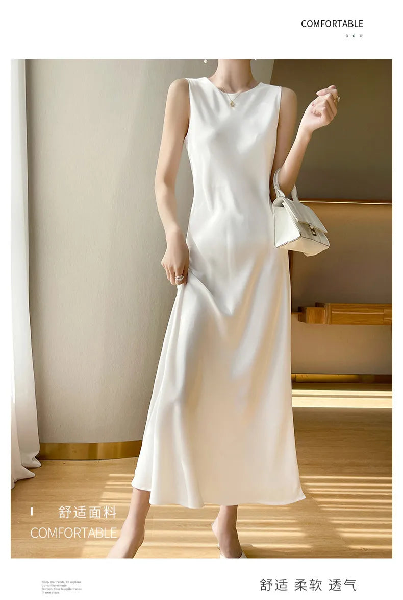 Elegant Women's Sleeveless Party Maxi Dress