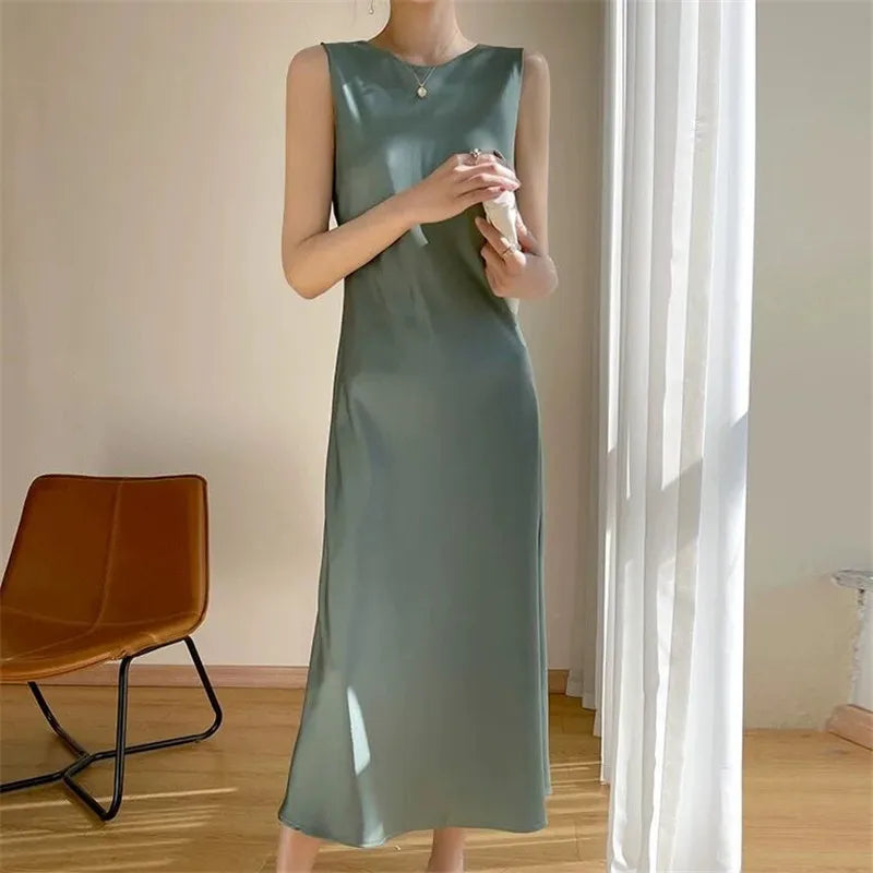 Elegant Women's Sleeveless Party Maxi Dress