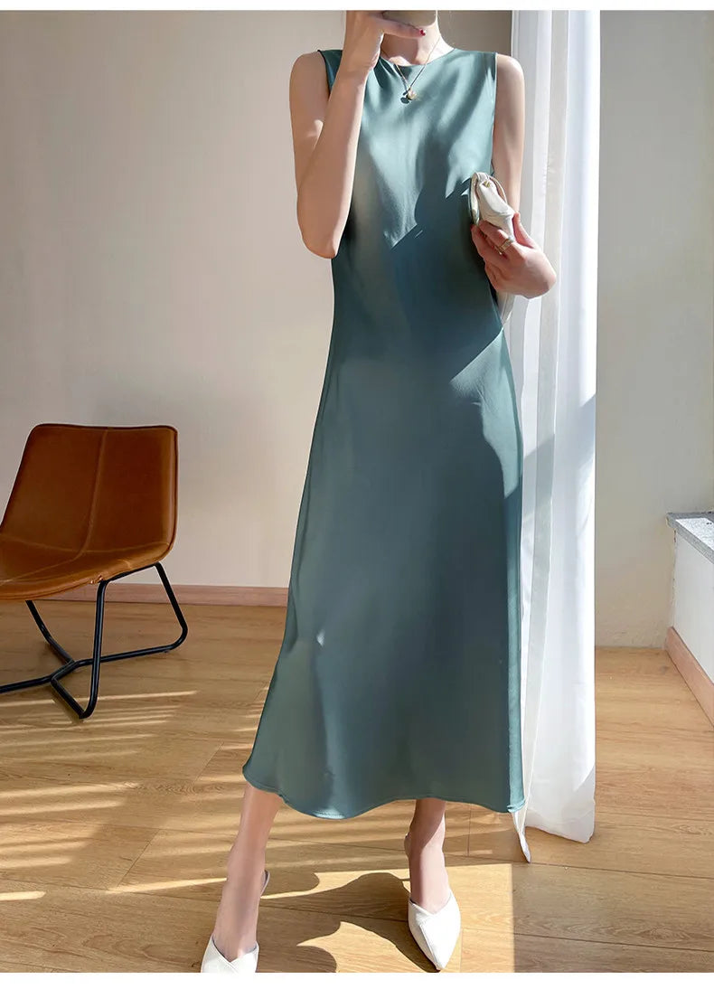 Elegant Women's Sleeveless Party Maxi Dress