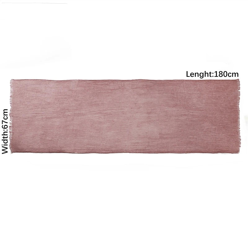 180*65cm Tie-Dye Crinkle Rayon Hijabs