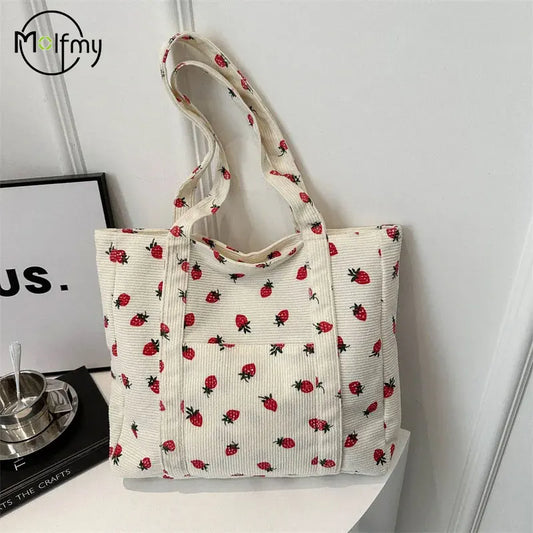 Strawberries Tote Bag