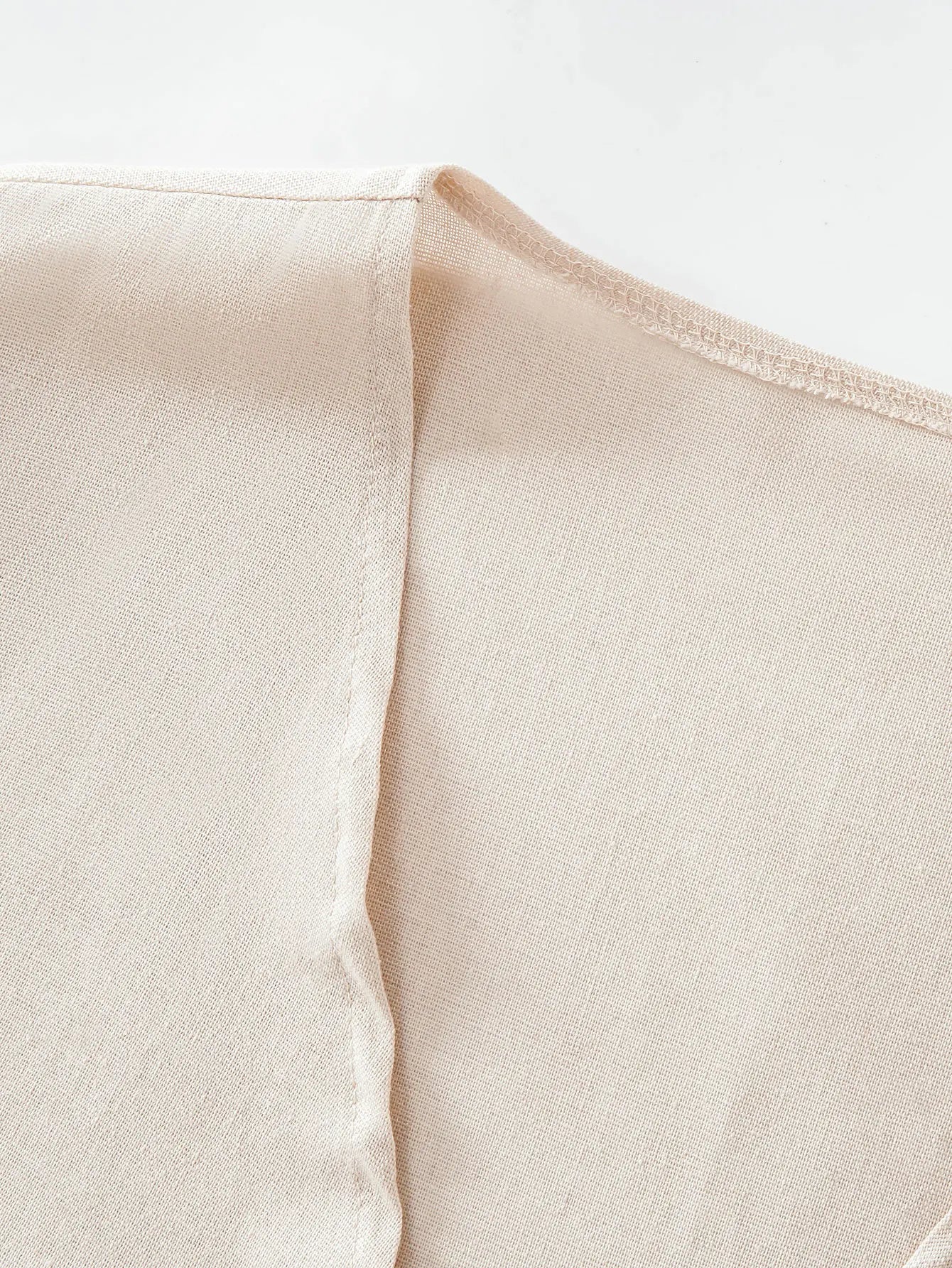 Apricot Abaya with Floral Embroidered Cuff