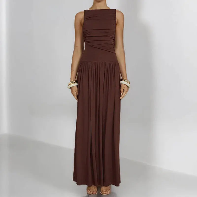 Summer Elegant Sleeveless Maxi Dress
