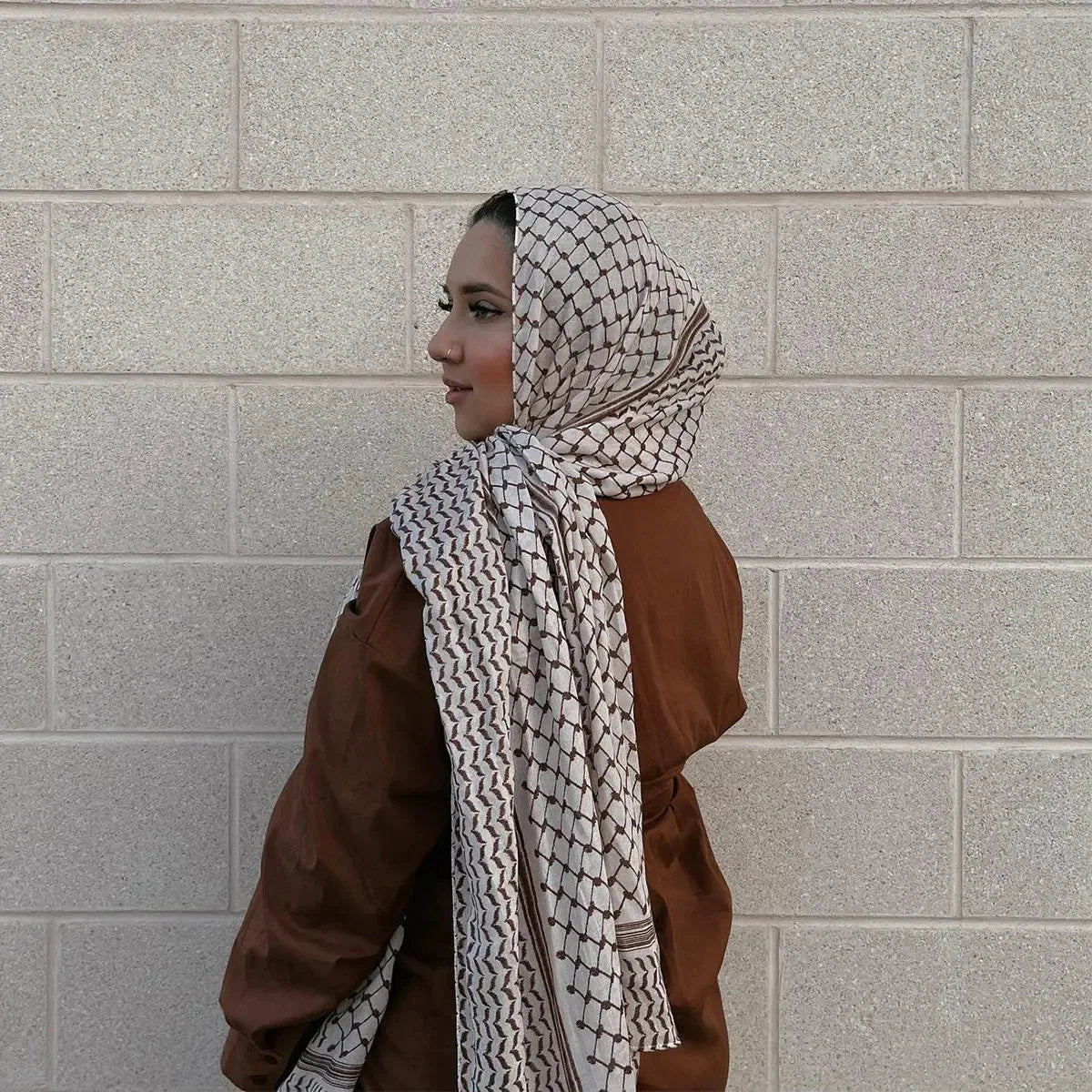 180*70cm Keffiyeh Printed Hijabs