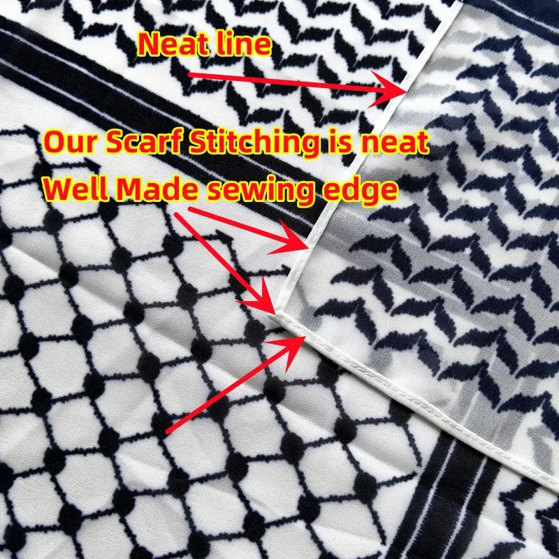 180*70cm Keffiyeh Printed Hijabs