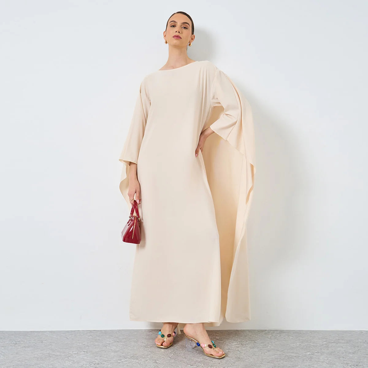 Women Abayas Full Sleeve Ramadan Evening Dresses