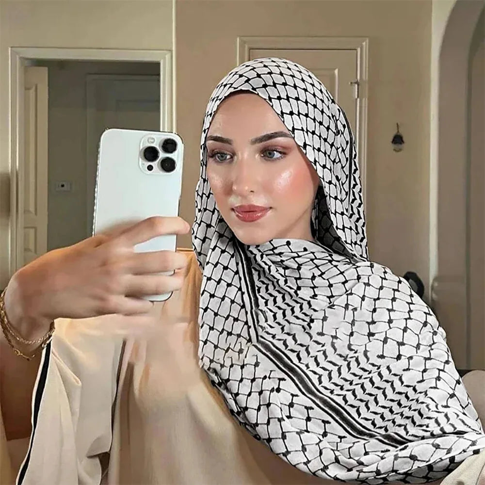 180*70cm Keffiyeh Printed Hijabs