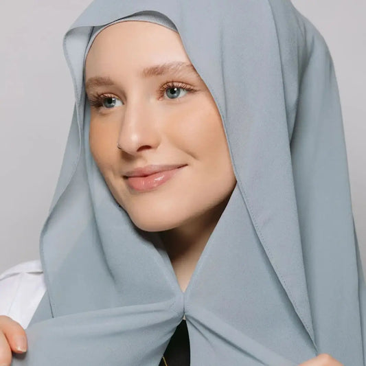 Instant Chiffon Hijab With Bulit-in Magnets