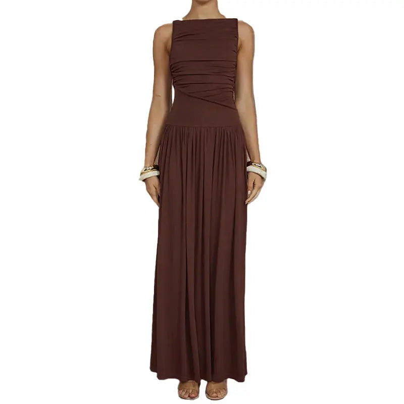 Summer Elegant Sleeveless Maxi Dress