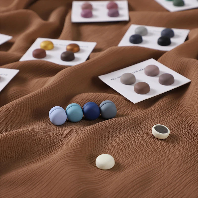 4pcs/Set Matte Magnet Hijab Pins