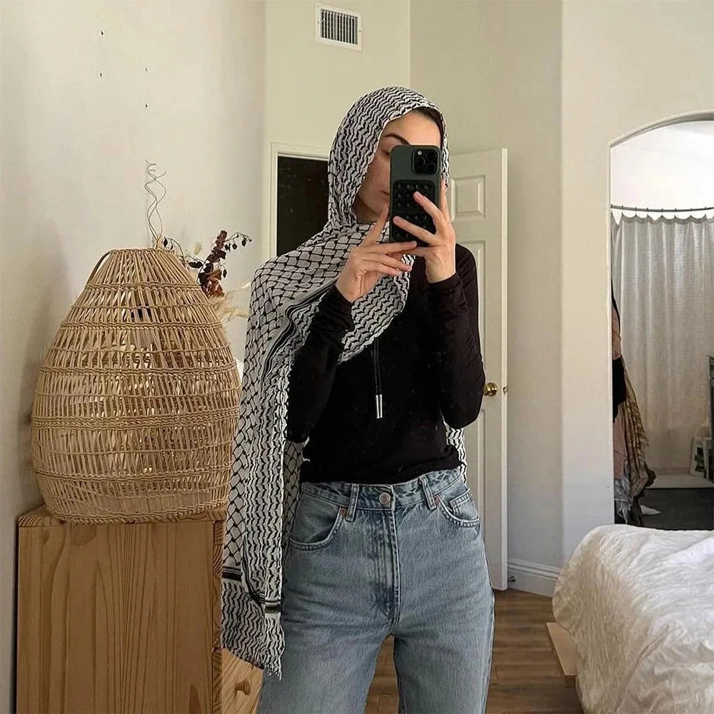 180*70cm Keffiyeh Printed Hijabs